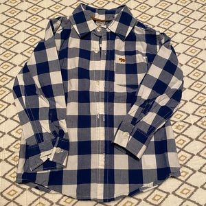 Toddler plaid button down long sleeve